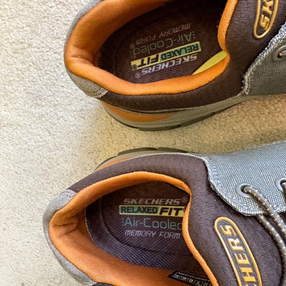 Skechers Respected Loleto Relaxed Fit Men's Slip On Sneakers Size 10 Brown - Picture 9 of 10